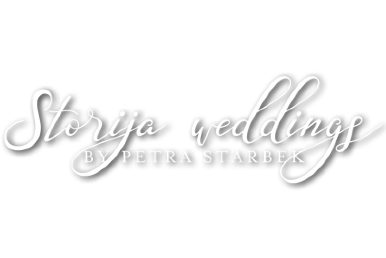 logotip podjetja storija weddings petra starbek